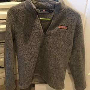 Grey vineyard vines Sherpa
